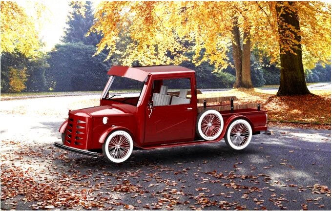 Silvian Motors Unit 01, an electric pickup with an open cargo bed