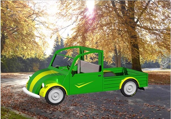 Silvian Motors Unit 02, an electric pickup variant with extended range